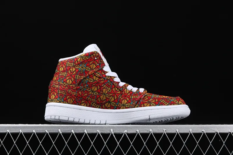 All categories Air Jordan Jordan series basketball shoes Air Jordan 1 Mid Air Jordan Mid AJ1 Joe 1 red satin AH7389-601